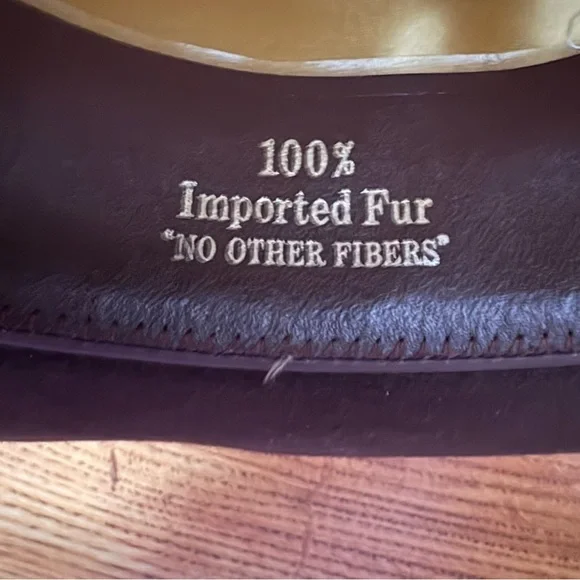 Vintage Beaver Hats Brand 10X Quality Custom Made Brown Cowboy Hat 7 3/8